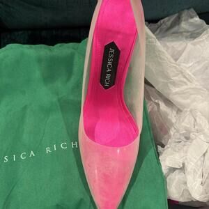 Jessica Rich Clear Pointed Toe Pumps